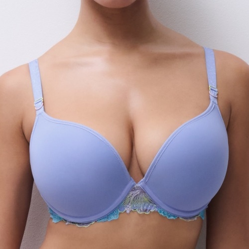Chantelle Pulp Daydream ice blue push up bra