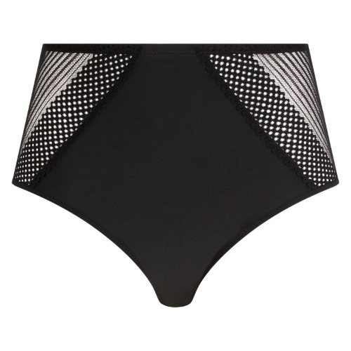 Chantelle Pulp Play black high waist brief