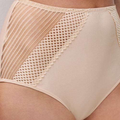 Chantelle Pulp Play beige high waist brief