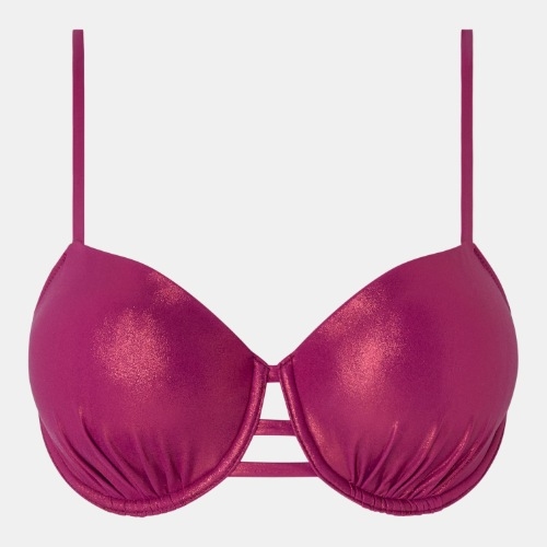 Chantelle Pulp Metallic purple padded bikini bra