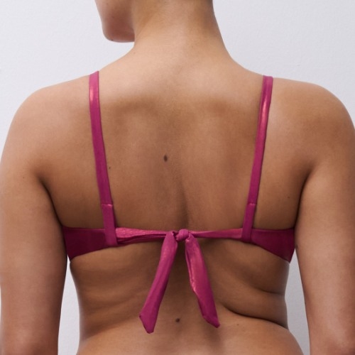 Chantelle Pulp Metallic purple padded bikini bra