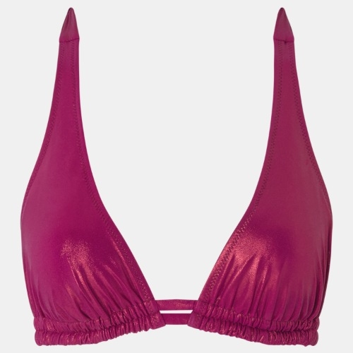 Chantelle Pulp Metallic purple soft-cup bikini bra
