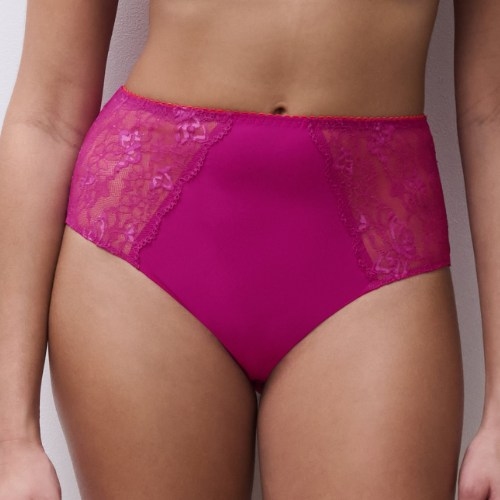 Chantelle Pulp Kiss fuchsia high waist brief