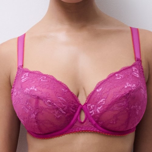 Chantelle Pulp Kiss fuchsia non-padded bra