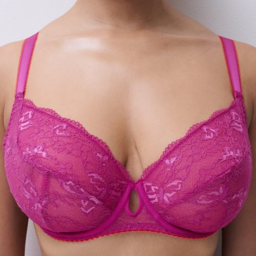 Chantelle Pulp Kiss fuchsia non-padded bra