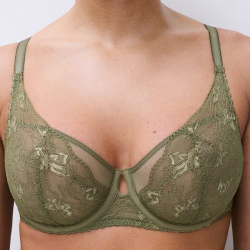 Chantelle Pulp Kiss khaki non-padded bra