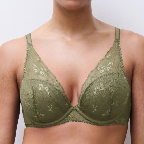 Chantelle Pulp Kiss khaki padded bra