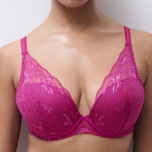 Chantelle Pulp Kiss fuchsia padded bra
