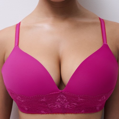 Chantelle Pulp Kiss fuchsia wireless bra