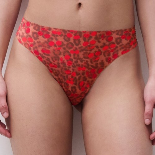 Chantelle Pulp Pulpies red/print thong