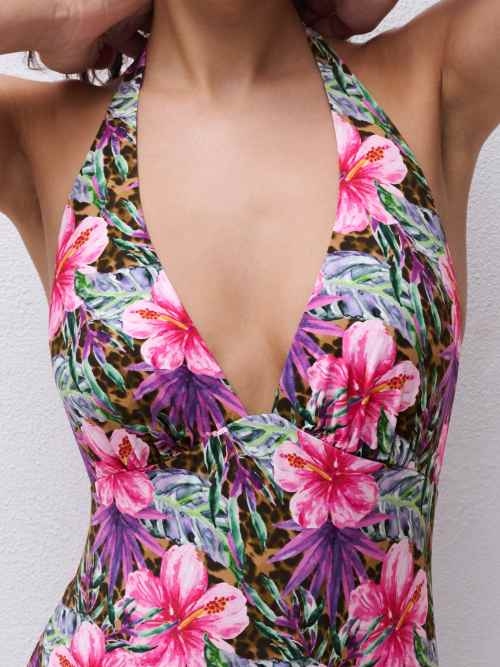 Chantelle Swimwear Easy Pop pink/print bathingsuit
