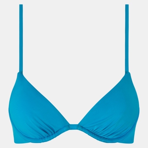Chantelle Swimwear Easy Pop blue soft-cup bikini bra