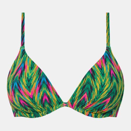 Chantelle Swimwear Easy Pop green soft-cup bikini bra