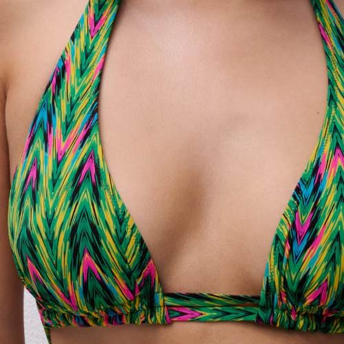 Chantelle Swimwear Easy Pop green padded bikini bra