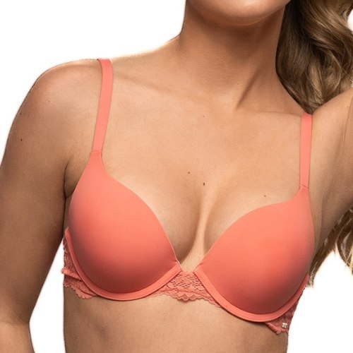 After Eden Two Way Boost coral padded bra