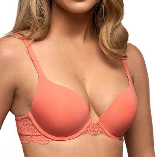 After Eden Two Way Boost coral padded bra