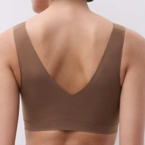 Chantelle SoftStretch brown wireless bra