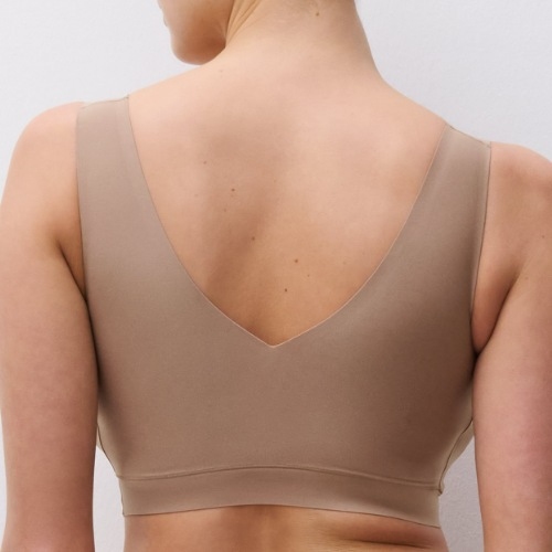 Chantelle SoftStretch brown wireless bra