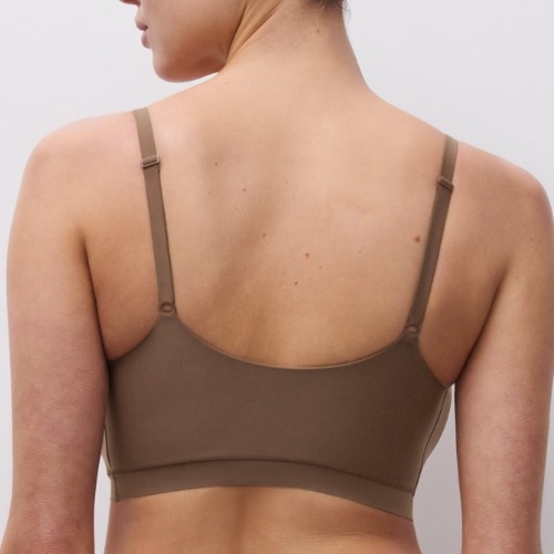 Chantelle SoftStretch brown wireless bra