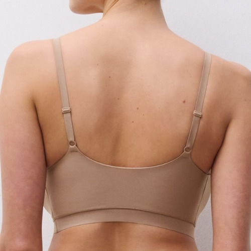 Chantelle SoftStretch brown wireless bra