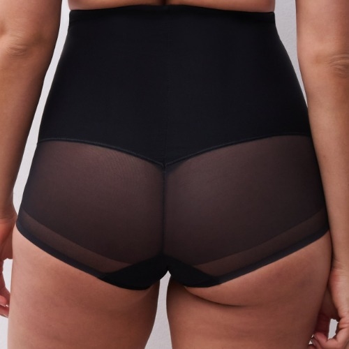 Chantelle Glam black high waist brief