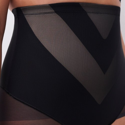 Chantelle Glam black high waist brief