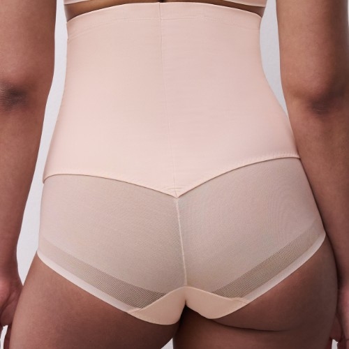 Chantelle Glam beige high waist brief