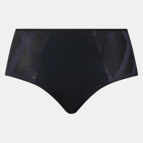 Chantelle Glaze black high waist brief