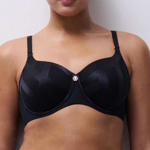 Chantelle Glaze black non-padded bra