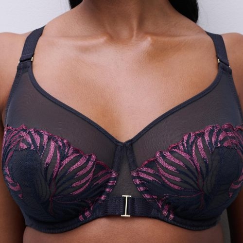 Chantelle Legend blue non-padded bra