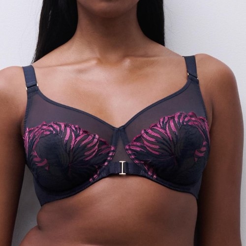 Chantelle Legend blue non-padded bra
