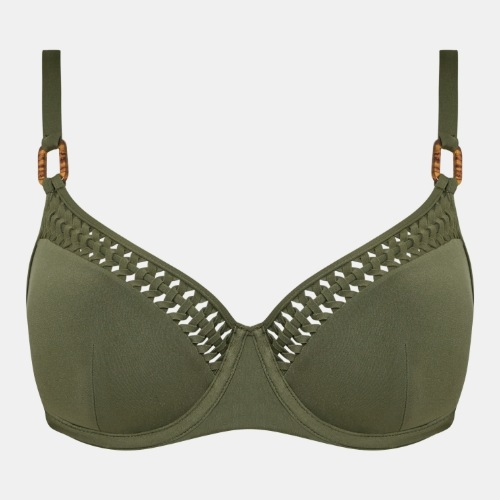 Chantelle Swimwear Serenita khaki padded bikini bra