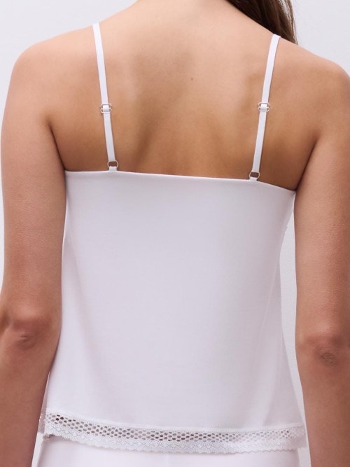Chantelle Cozy Chic white spaghetti top