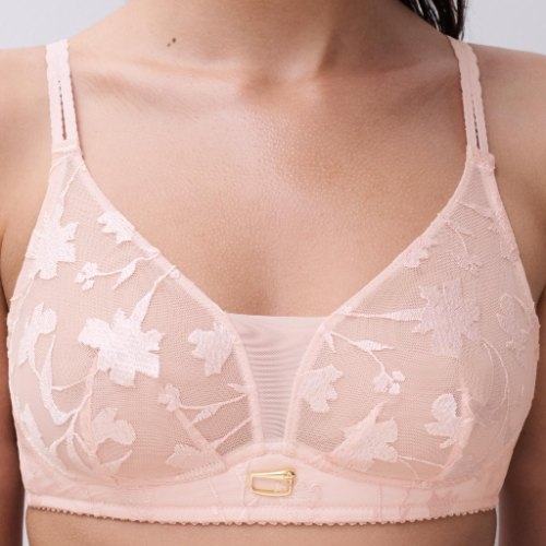Chantelle Idyll pink wireless bra