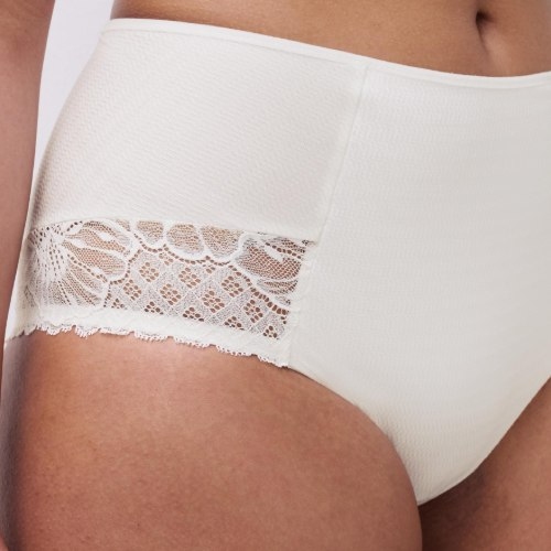 Chantelle Sublime white high waist brief