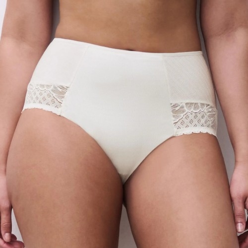 Chantelle Sublime white high waist brief