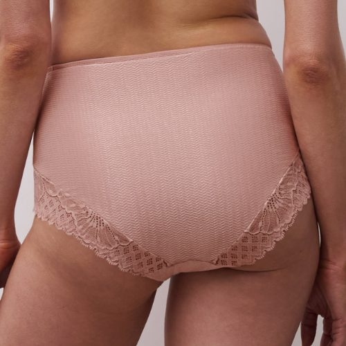 Chantelle Sublime pink high waist brief