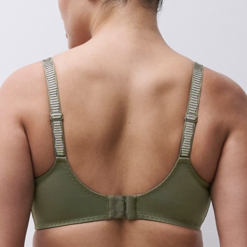 Chantelle Sublime khaki wireless bra