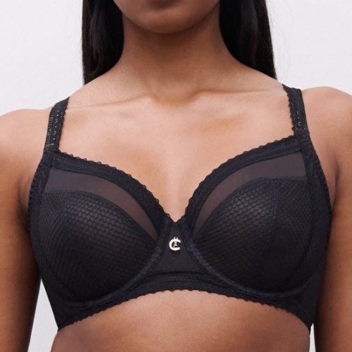 Chantelle New Romance black non-padded bra