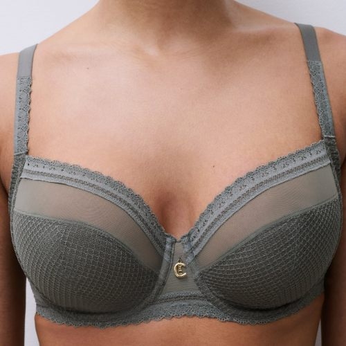 Chantelle New Romance green non-padded bra