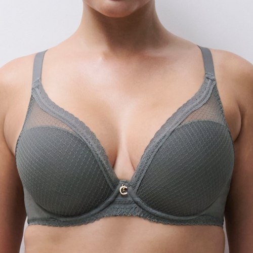 Chantelle Romance green padded bra