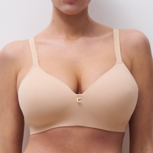 Chantelle Romance beige wireless bra