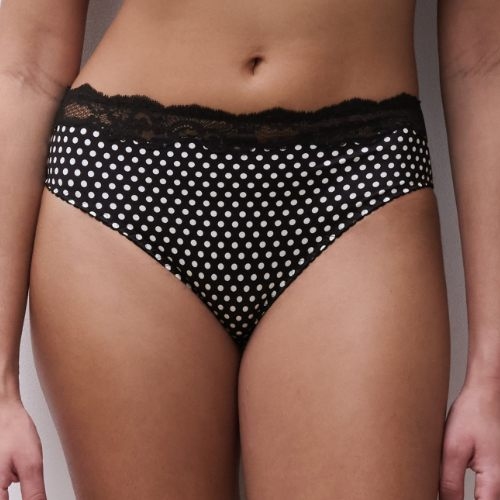 Chantelle Gloss black/white brief