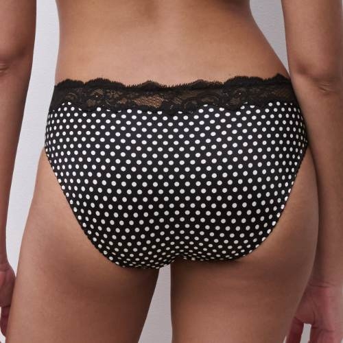 Chantelle Gloss black/white brief