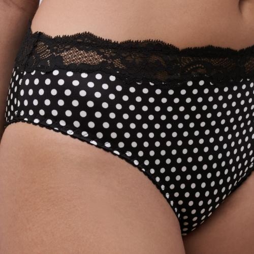 Chantelle Gloss black/white brief