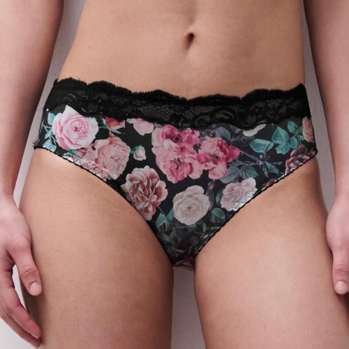 Chantelle Gloss black/print brief