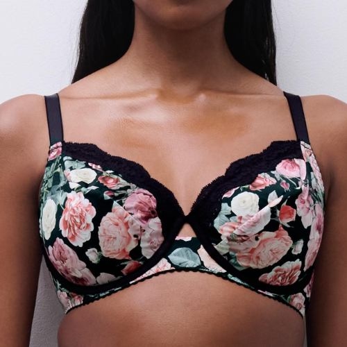Chantelle Gloss black/print non-padded bra
