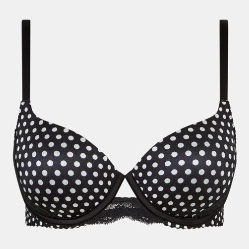 Chantelle Gloss black/white padded bra