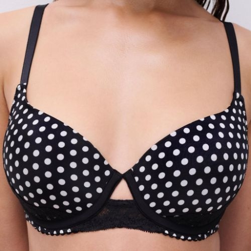 Chantelle Gloss black/white padded bra