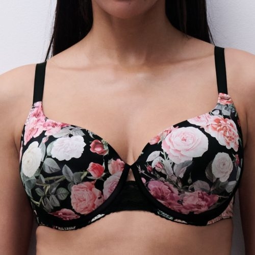 Chantelle Gloss black/print padded bra